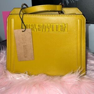 Steve Madden Mustard Satchel/ Cross Body